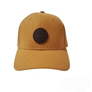 Timberland Men's Canvas Snap Back Baseball Trucker Cap Mustard Yellow OS